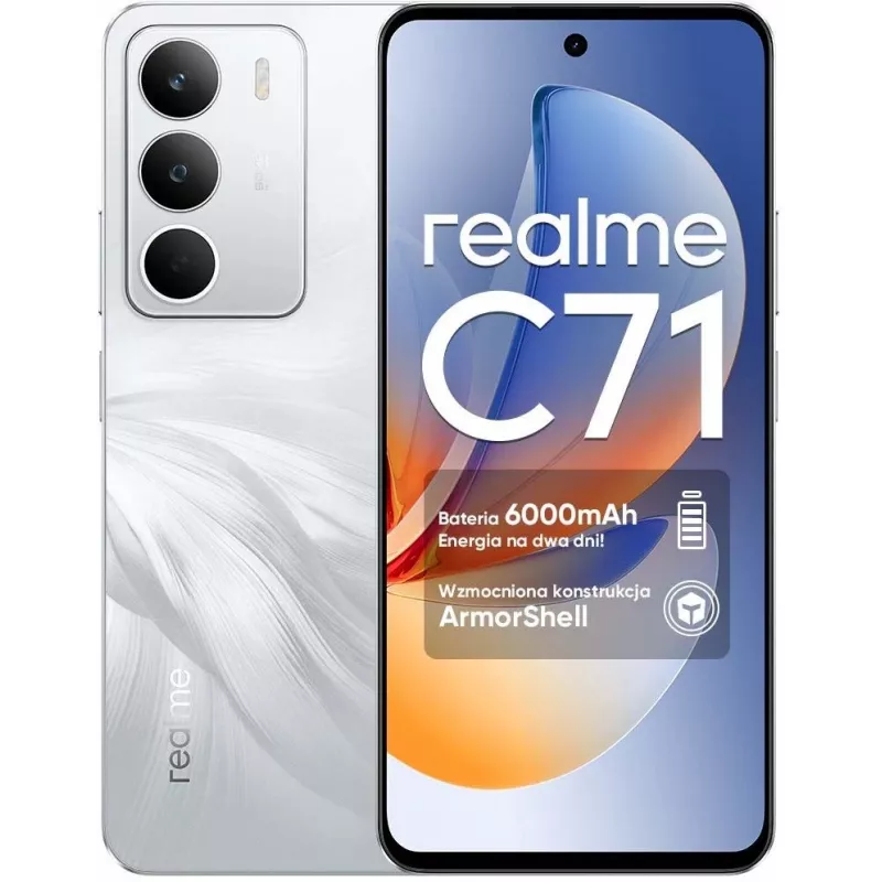 Realme C71 4GB RAM 256GB Almacenamiento White Swan OEM