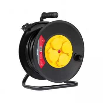 Alargador Rebel 4 tomas, 25m, IP44