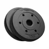 REBEL ACTIVE Set de discos de betún 2x10kg, orificio 51mm - para barras olímpicas