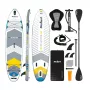 REBEL Active tabla de SUP RBA-4507-WH - tabla de paddle surf hinchable 10'6