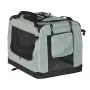 Transportadora plegable REBEL ANIMALS XL 82x58x58 cm gris