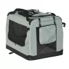 REBEL ANIMALS Transporter bolsa de transporte plegable XXL 90x61x65 cm gris