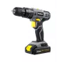 REBEL Taladro Percutor Atornillador a Batería 20V 2,0Ah Li-Ion con Cargador y Maletín