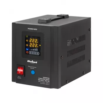 Rebel POWER-800 SAI - Onda sinusoidal pura 800VA/500W 12V 230V