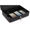 RED EAGLE BOX-300 caja de caudales metálica con cerradura de llave, negra, acero
