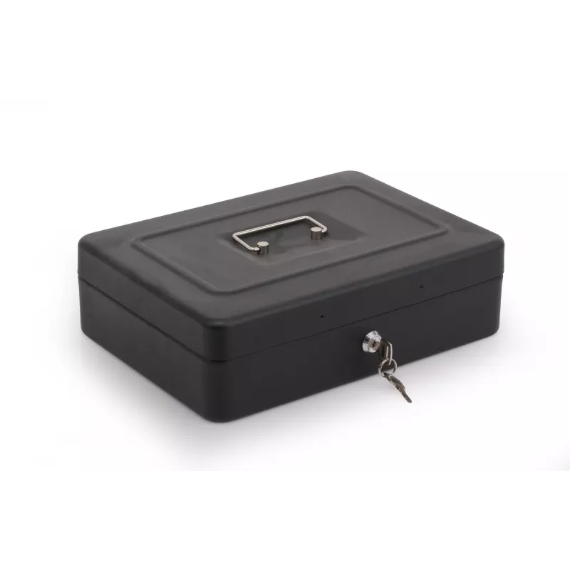 RED EAGLE BOX-300 caja de caudales metálica con cerradura de llave, negra, acero