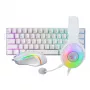 REDRAGON set gaming 3 en 1 con cable - teclado, ratón, auriculares - Blanco