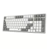 Redragon BK-7113 SCISSOR Teclado gaming USB con cable de tamaño completo - Retroiluminación RGB, interruptores de tijera de perfil bajo, 104 teclas, anti-ghosting, Negro