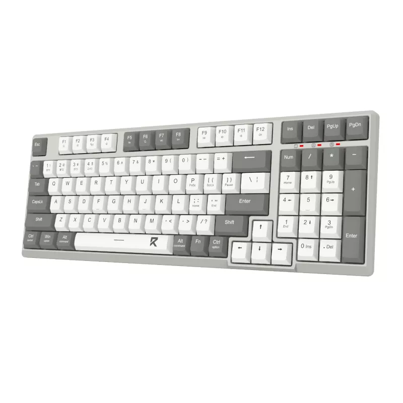 Redragon BK-7113 SCISSOR Teclado gaming USB con cable de tamaño completo - Retroiluminación RGB, interruptores de tijera de perfil bajo, 104 teclas, anti-ghosting, Negro
