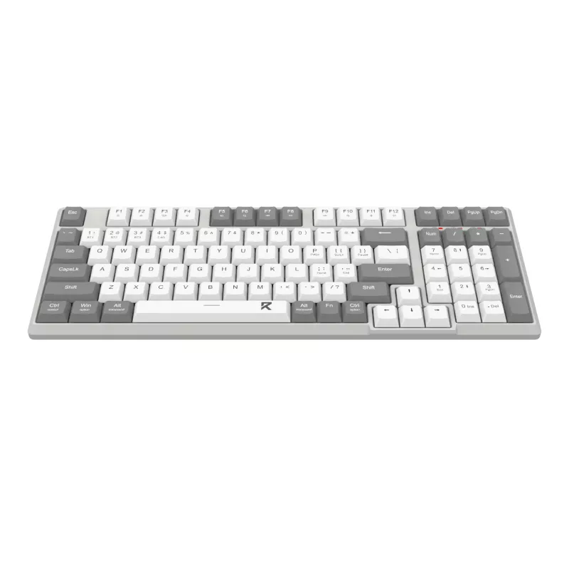 Redragon BK-7113 SCISSOR Teclado gaming USB con cable de tamaño completo - Retroiluminación RGB, interruptores de tijera de perfil bajo, 104 teclas, anti-ghosting, Negro