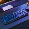 Redragon BK-7366 teclado de oficina de membrana con cable ergonómico full-size - negro