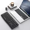 Redragon BK-7367 Teclado de Oficina Membrana Inalámbrico Ergonómico Full-size - Negro