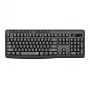 Redragon BK-7367 Teclado de Oficina Membrana Inalámbrico Ergonómico Full-size - Negro