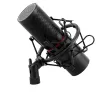 REDRAGON BLAZAR Micrófono gaming USB cardioide y trípode, Negro