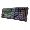 Redragon BRAGI PRO K688 teclado mecánico inalámbrico 98+1 Gasket (triple modo, RGB, hot-swappable, interruptores lineales Cream)