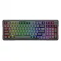 Redragon BRAGI PRO K688 teclado mecánico inalámbrico 98+1 Gasket (triple modo, RGB, hot-swappable, interruptores lineales Cream)