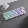 REDRAGON DRAGONBORN Teclado mecánico con cable RGB diseño de 67 teclas - Blanco