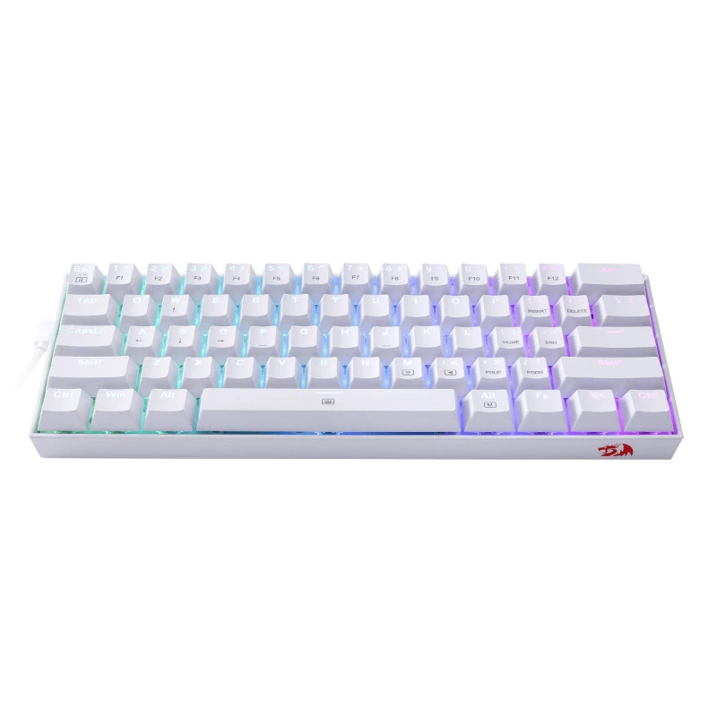 REDRAGON DRAGONBORN Teclado mecánico con cable RGB diseño de 67 teclas - Blanco