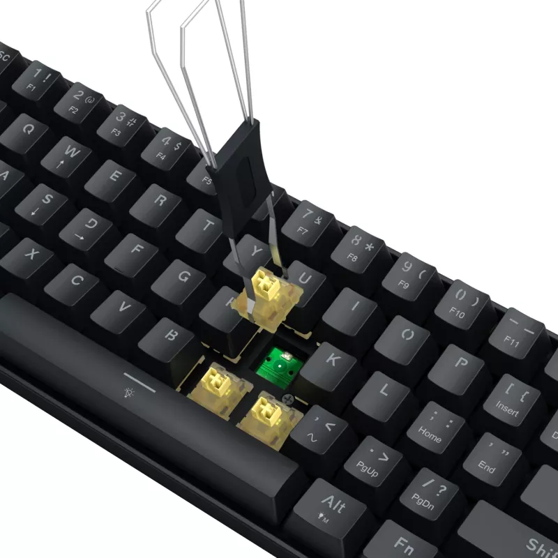 Redragon FIZZ Magnetic Plus Teclado gaming RGB 60% - Negro