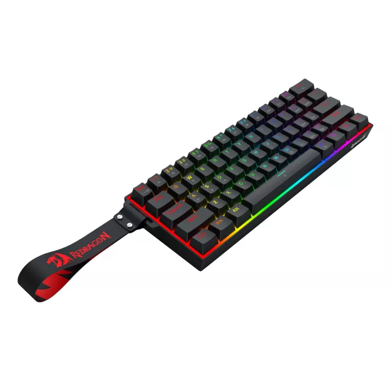 Redragon FIZZ Magnetic Plus Teclado gaming RGB 60% - Negro