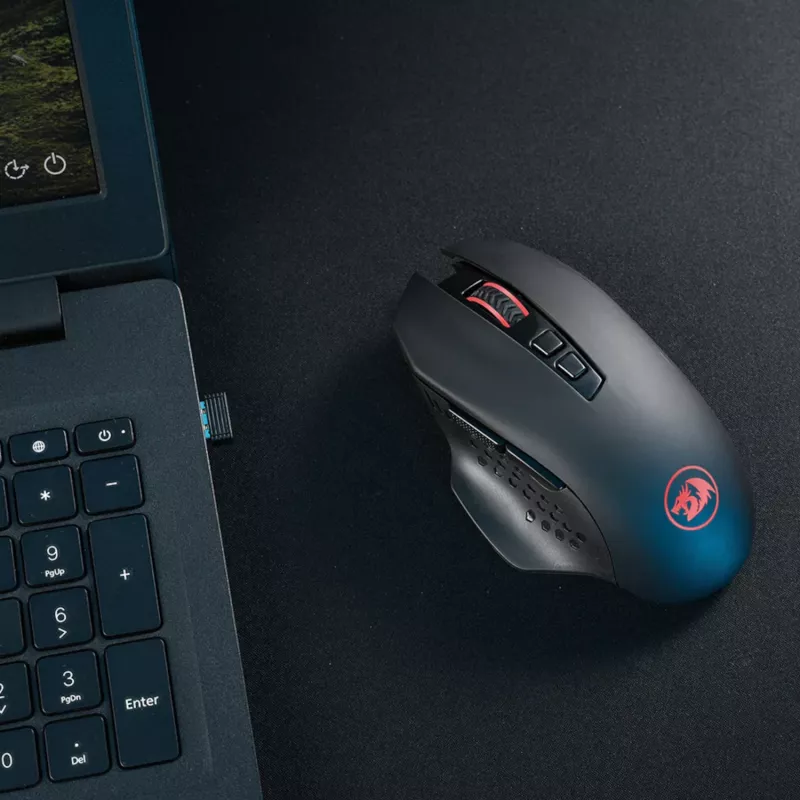 Redragon GAINER M656 Ratón gaming inalámbrico 4000DPI - negro