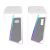 Redragon GS20W ANVIL Altavoces estéreo RGB 2.0 para PC de sobremesa 3W - blanco