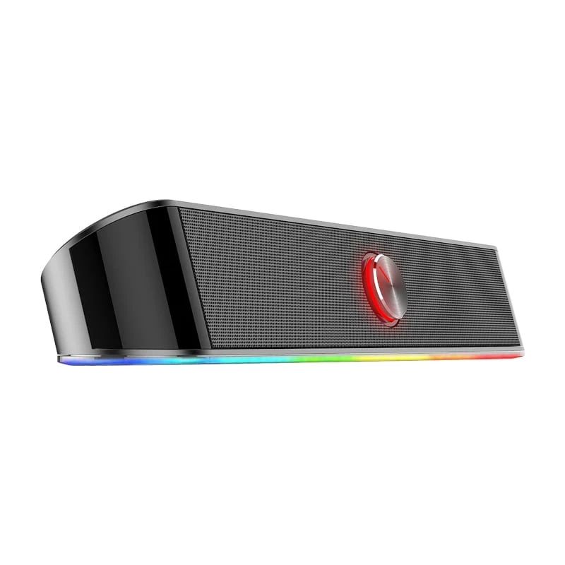 Redragon GS560 Adiemus Barra de sonido gaming 2.0 RGB USB/Aux - Negro