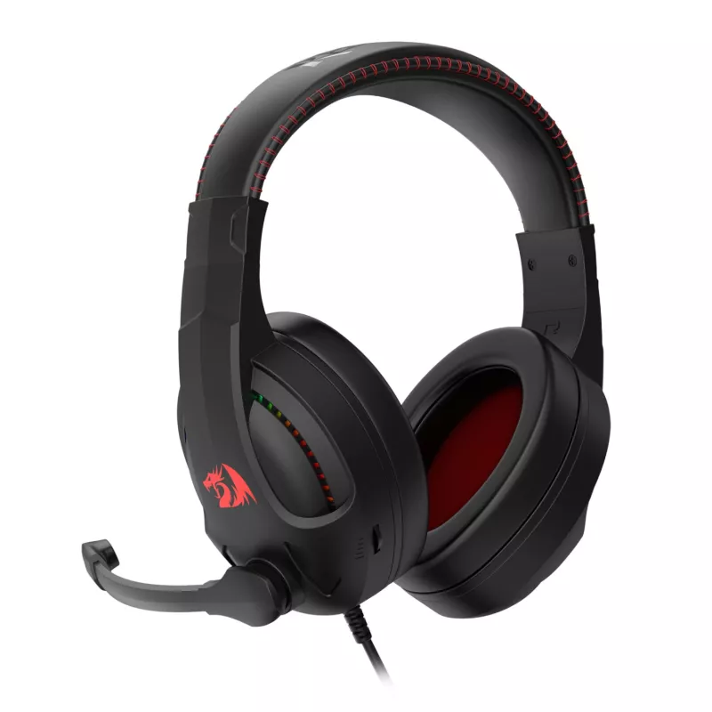 Redragon H211 CRONUS Auriculares Gaming con Cable Sonido Envolvente Virtual 7.1 RGB - Negro