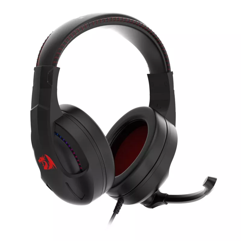 Redragon H211 CRONUS Auriculares Gaming con Cable Sonido Envolvente Virtual 7.1 RGB - Negro