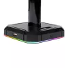 Redragon HA300 Scepter Pro Soporte para auriculares RGB con hub USB 2.0 de 4 puertos