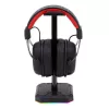 Redragon HA300 Scepter Pro Soporte para auriculares RGB con hub USB 2.0 de 4 puertos