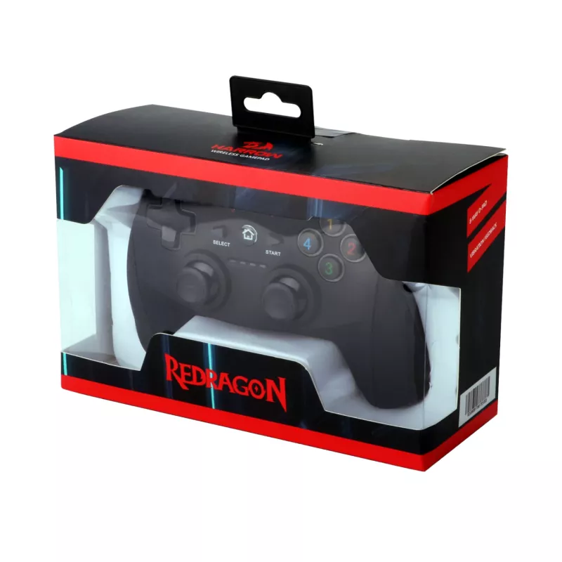 Redragon HARROW Mando para PC inalámbrico X/D-Input - Negro
