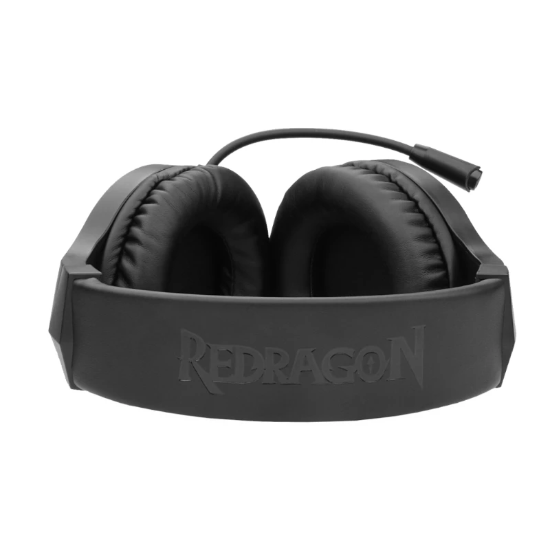 Redragon Hylas Auriculares gaming Over-Ear RGB, Aux (micrófono y auriculares) / USB (solo alimentación), negro