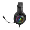 Redragon Hylas Auriculares gaming Over-Ear RGB, Aux (micrófono y auriculares) / USB (solo alimentación), negro