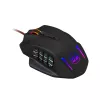 REDRAGON IMPACT ratón gaming MMO 12400DPI - Negro