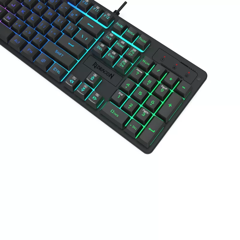 Redragon K521 RGB NETHERBANE teclado gaming de membrana 104 teclas