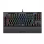 Redragon K588 RGB Pro BROADSWORD TKL teclado gaming mecánico con cable - negro