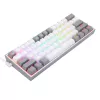 Redragon K617 FIZZ Teclado gaming RGB con cable 60% - blanco/gris