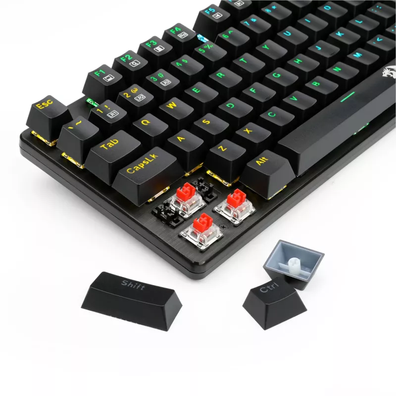 Redragon K671 Teclado mecánico gaming RGB de tamaño completo con 104 teclas