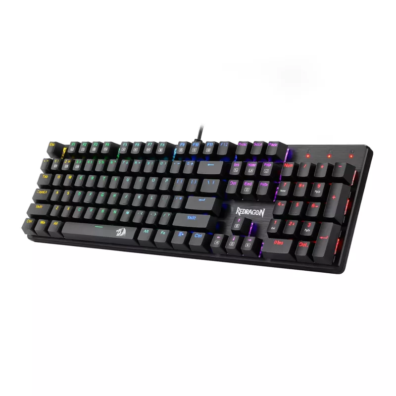 Redragon K671 Teclado mecánico gaming RGB de tamaño completo con 104 teclas