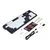 Redragon K762WB-RGB-PRO LCD teclado mecánico Gasket de tamaño completo - Negro