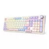 Redragon K768VI-WL Eisa 100 Teclado gaming inalámbrico, Lilac