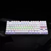 Teclado gaming mecánico REDRAGON KUMARA 87 teclas con retroiluminación RGB - blanco