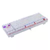 Teclado gaming mecánico REDRAGON KUMARA 87 teclas con retroiluminación RGB - blanco
