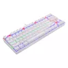 Teclado gaming mecánico REDRAGON KUMARA 87 teclas con retroiluminación RGB - blanco