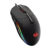Ratón gaming óptico con cable Redragon M719 INVADER RGB 10000 DPI - negro
