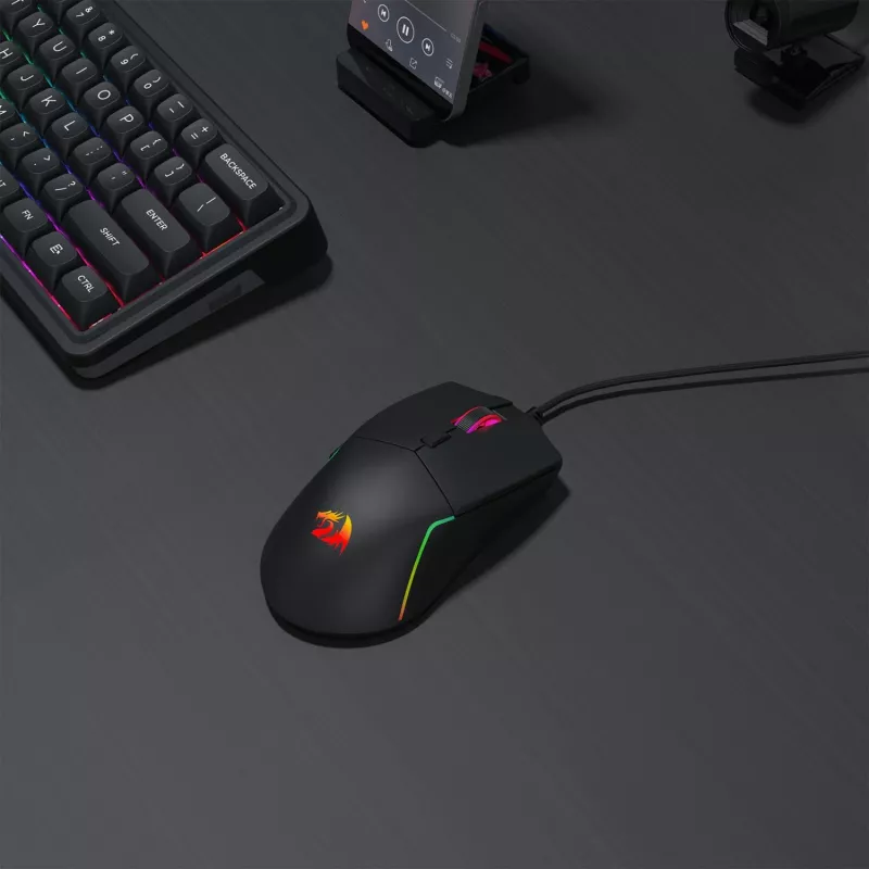 Redragon M730-RGB NAGA RGB ratón gaming con cable 10000 DPI