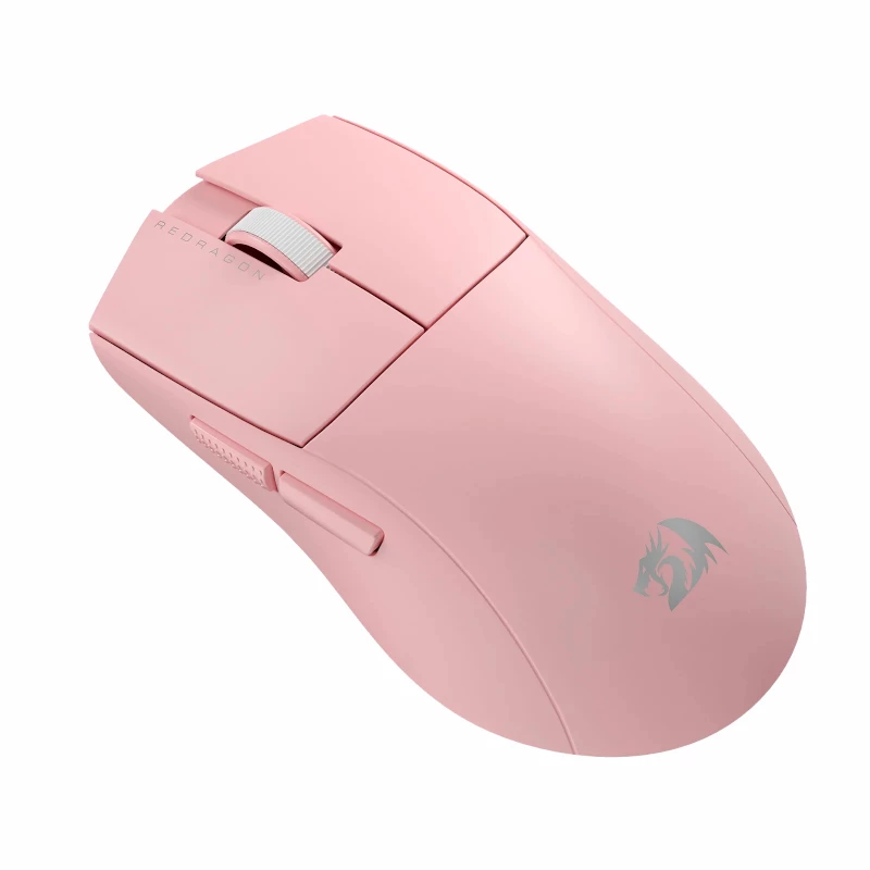 REDRAGON M916 PRO 1K Ratón gaming inalámbrico 3 modos - Rosa