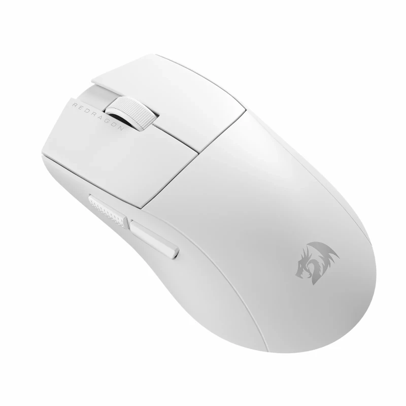 Redragon M916 PRO 1K Ratón gaming inalámbrico 3 modos – Blanco