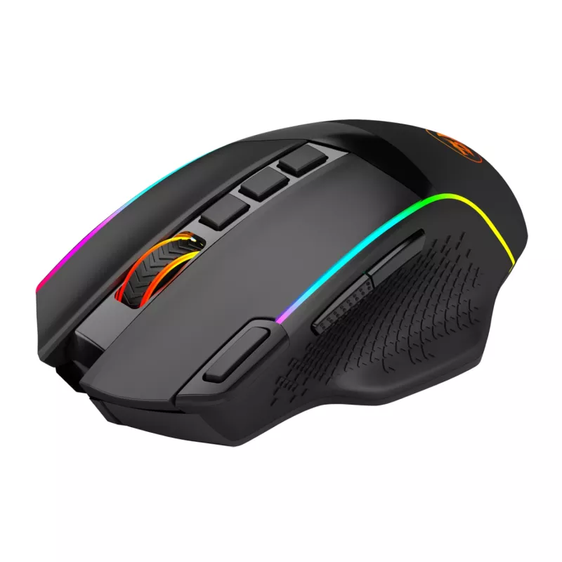 Redragon M991 RGB PRO ENLIGHTENMENT 26000 DPI ratón gaming inalámbrico tri-modo - negro
